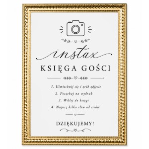 INSTAX INSTRUKACJA APARAT - ZŁOTA RAMKA NA ŚLUB WESELE [6]
