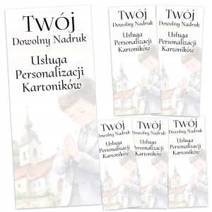 USŁUGA PERSONALIZACJI KARTONIKÓW DO MERCI - TWÓJ DOWOLNY TEKST