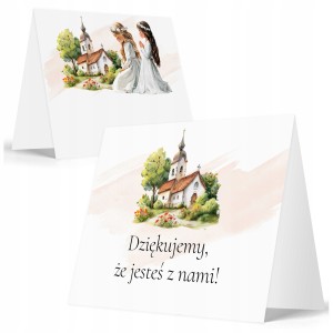 WINIETKI NA STÓŁ WIZYTÓWKI NA KOMUNIĘ - WYSOKA JAKOŚĆ ZESTAW 6 SZTUK [123]
