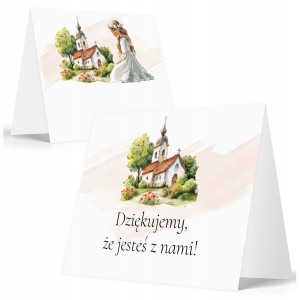 WINIETKI NA STÓŁ WIZYTÓWKI NA KOMUNIĘ - WYSOKA JAKOŚĆ ZESTAW 6 SZTUK [116]