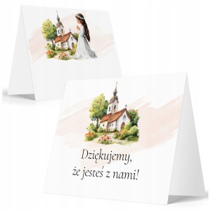 WINIETKI NA STÓŁ WIZYTÓWKI NA KOMUNIĘ - WYSOKA JAKOŚĆ ZESTAW 6 SZTUK [115]