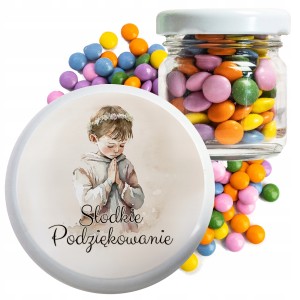 PODZIĘKOWANIA DLA GOŚCI NA CHRZEST KOMUNIĘ URODZINY DZIECI LENTILKI [16]