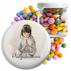 PODZIĘKOWANIA DLA GOŚCI NA CHRZEST KOMUNIĘ URODZINY DZIECI LENTILKI [11]