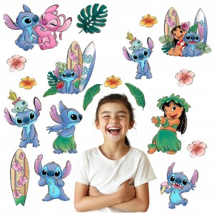 LILO I STITCH - NAKLEJKI MOTYWACYJNE ZESTAWDLA DZIECI - 20 SZTUK