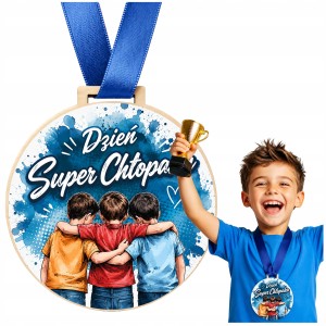 PREZENT NA DZIEŃ CHŁOPAKA DZIEWCZYNY DO SZKOŁY PRZEDSZKOLA - MEDAL [5]