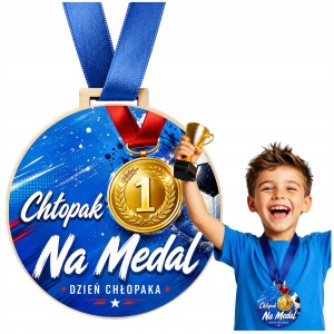 PREZENT NA DZIEŃ CHŁOPAKA DZIEWCZYNY DO SZKOŁY PRZEDSZKOLA - MEDAL [4]