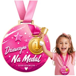 PREZENT NA DZIEŃ CHŁOPAKA DZIEWCZYNY DO SZKOŁY PRZEDSZKOLA - MEDAL [12]