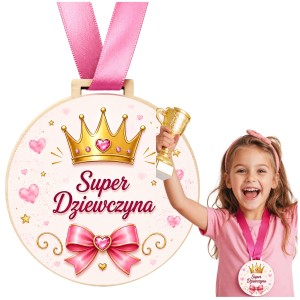 PREZENT NA DZIEŃ CHŁOPAKA DZIEWCZYNY DO SZKOŁY PRZEDSZKOLA - MEDAL [11]
