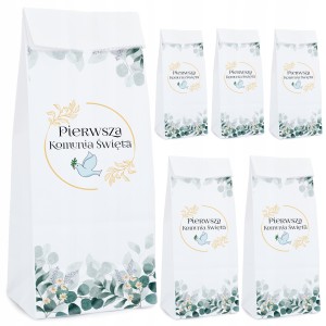 PODZIĘKOWANIE NA KOMUNIĘ ŚWIĘTĄ PRZYJĘCIE CHRZEST Z NADRUKIEM DLA GOŚCI [6]