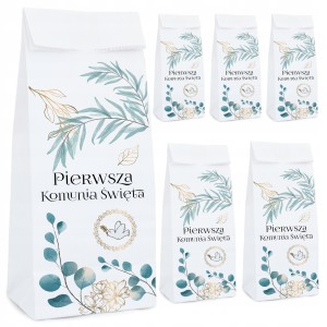 PODZIĘKOWANIE NA KOMUNIĘ ŚWIĘTĄ PRZYJĘCIE CHRZEST Z NADRUKIEM DLA GOŚCI [1]